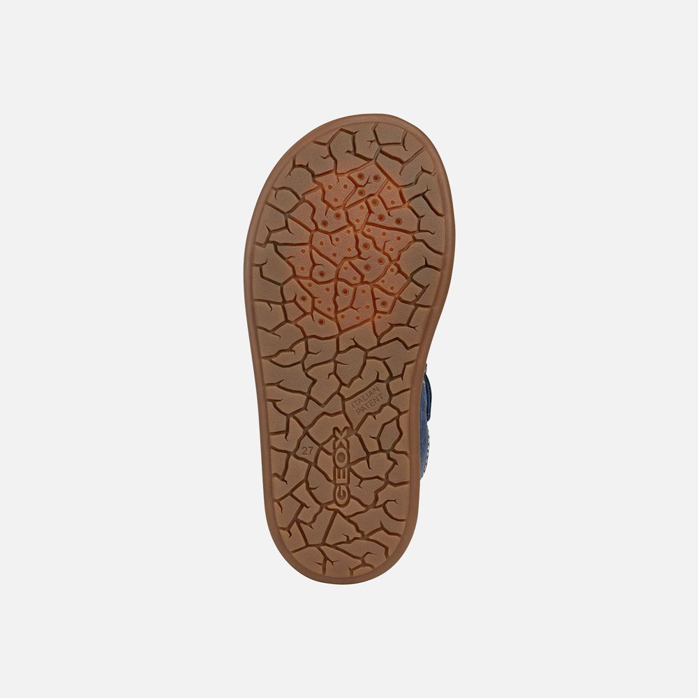 Geox Erkek Çocuk Sandalet Lacivert/Kırmızı - Lipari - BMG-745082